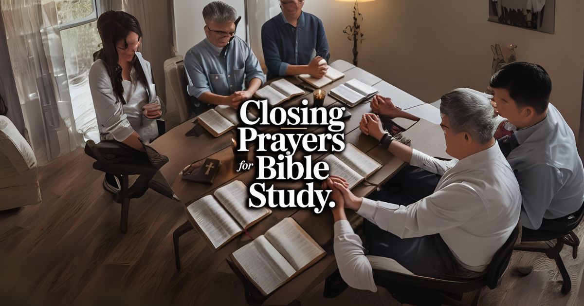 closing prayers for bible study