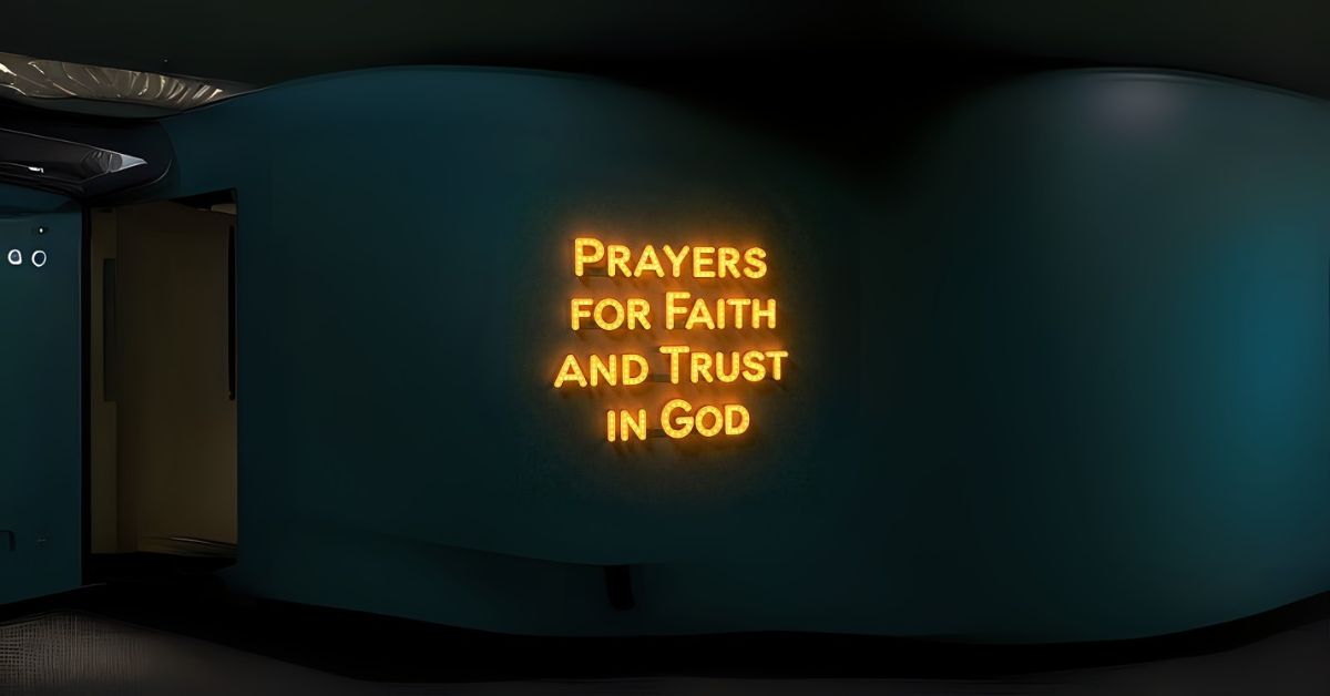 prayers for faith and trust in god