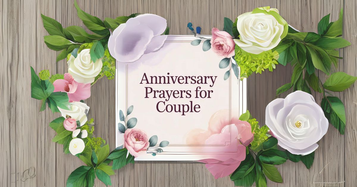 anniversary prayers for couple