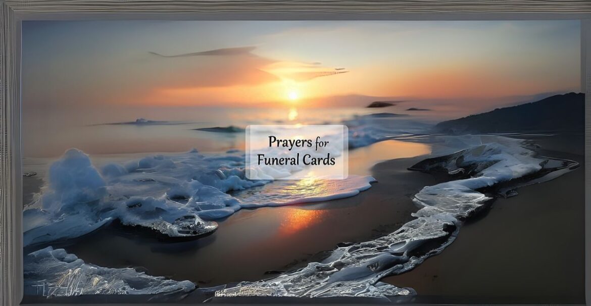 prayers for funeral cards