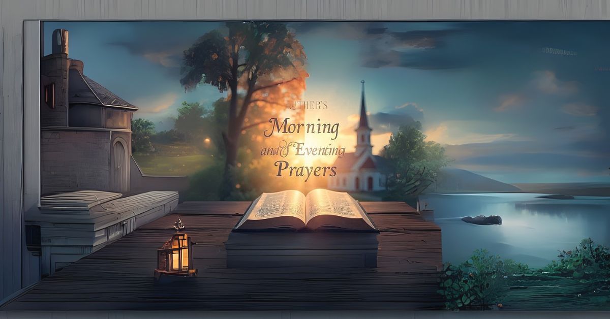 luther's morning and evening prayers