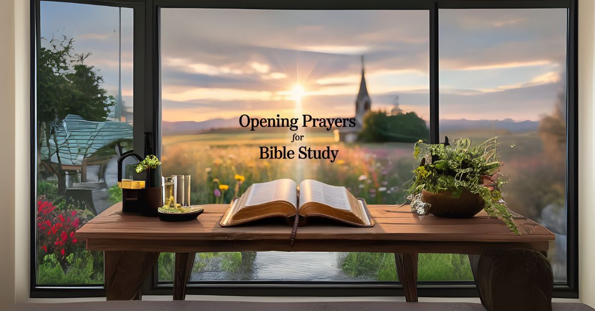 opening prayers for bible study
