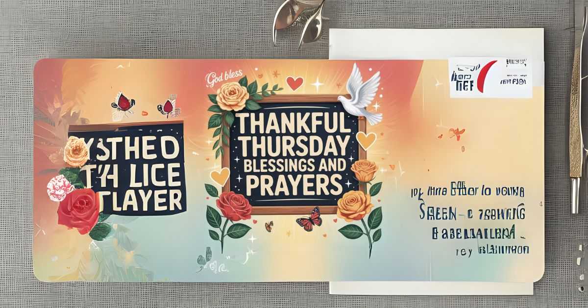 thankful thursday blessings and prayers