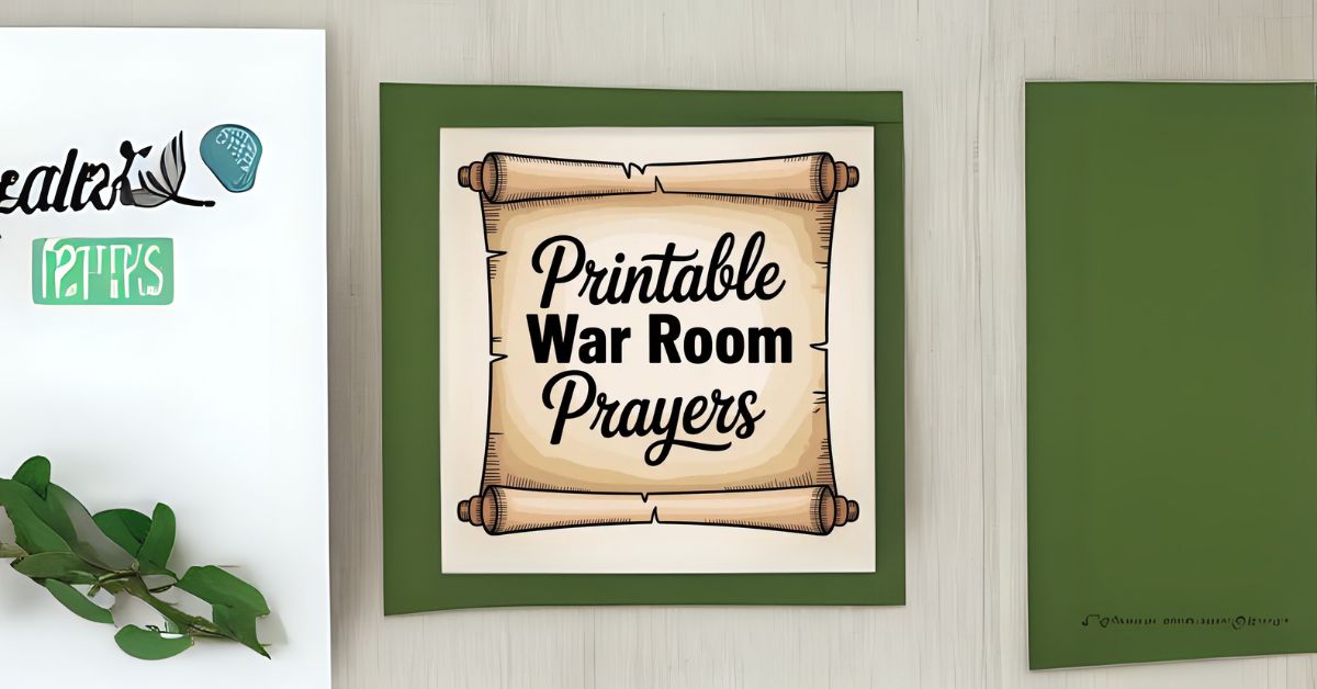 printable war room prayers