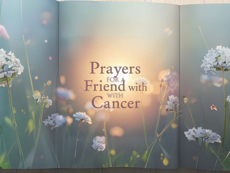 prayers for a friend with cancer