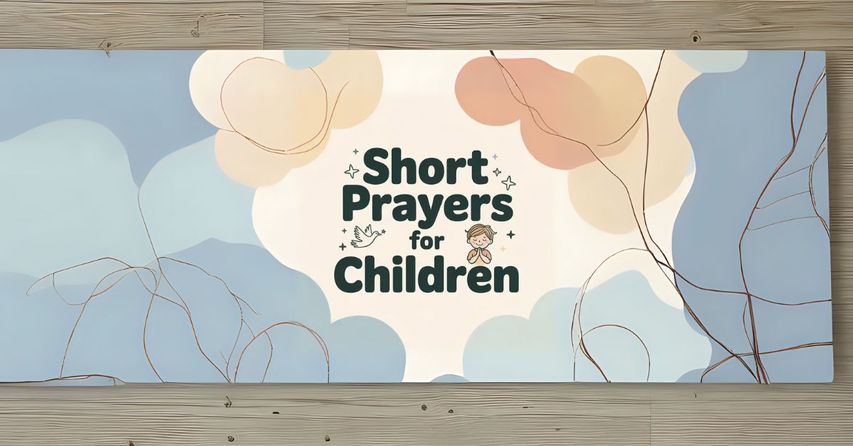short prayers for children