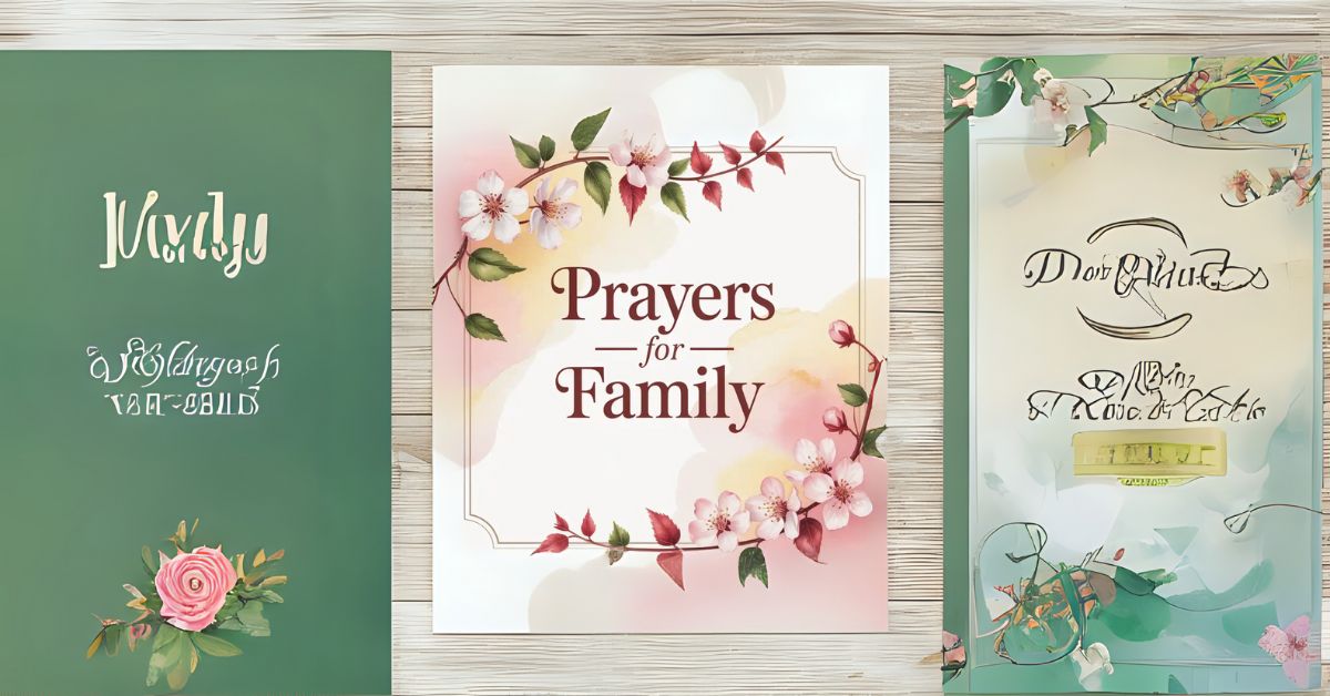 prayers for family