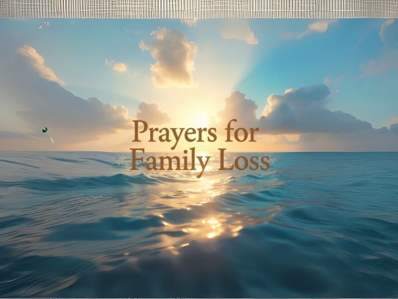 prayers for family loss